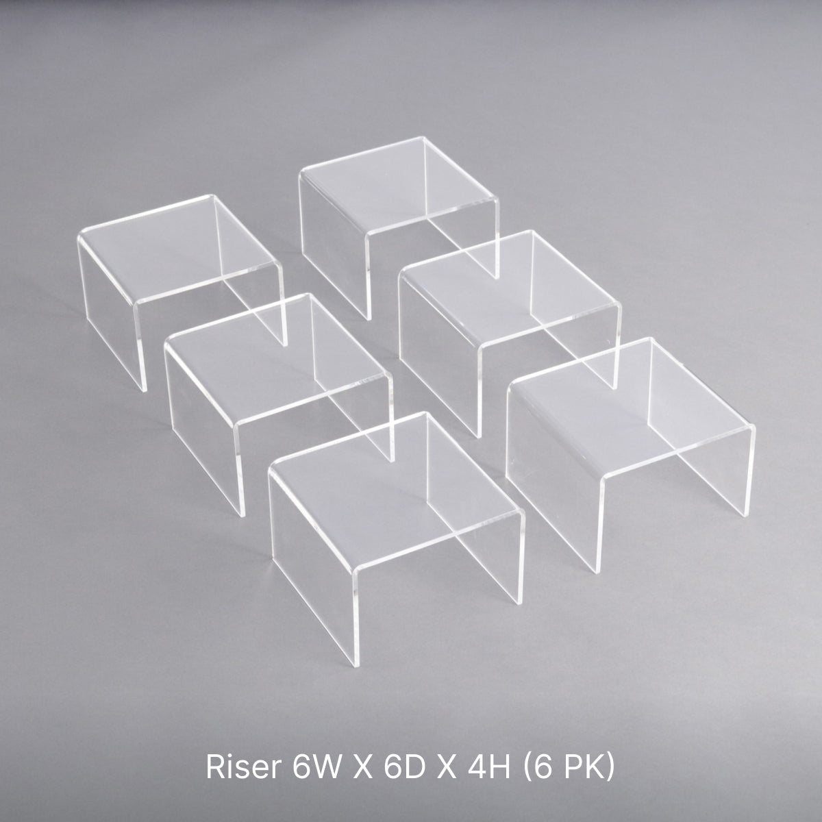 Clear Acrylic Risers