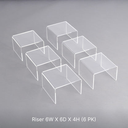 Clear Acrylic Risers
