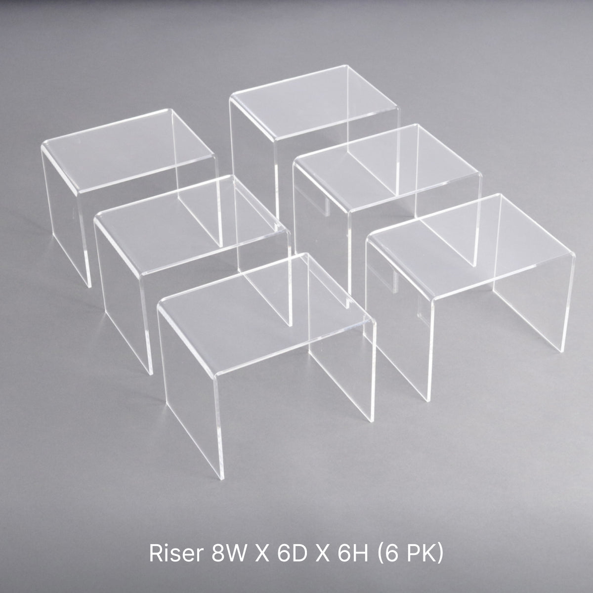 Clear Acrylic Risers