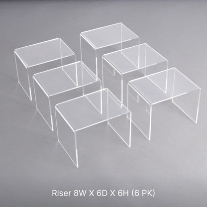 Clear Acrylic Risers